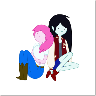 Marceline and Bubblegum Posters and Art